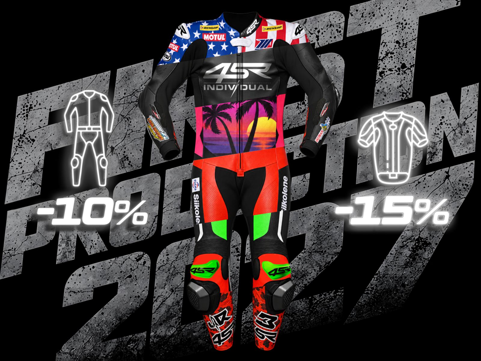 4SR Individual First Production 2027 – 10% discount on the suit and 15% on the airbag