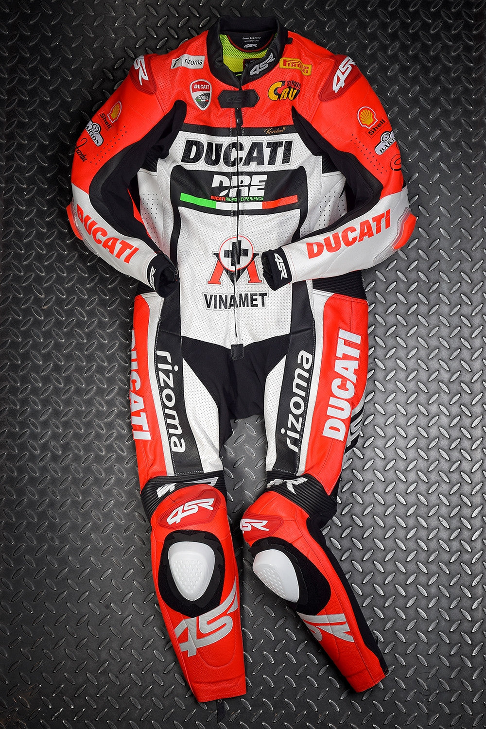 Zakázková kombinéza na motorku 4SR – Ducati edice