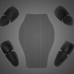 Kožená bunda na motorku 4SR Hooligan Black Velvet – vložené chrániče Safetech