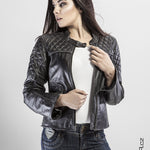 Dámská bunda na motorku 4SR Scrambler Petroleum Lady