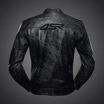 Kožená bunda na motorku 4SR Bobber – pohled zepředu