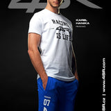 Tepláky a triko 4SR Life White – Karel Hanika