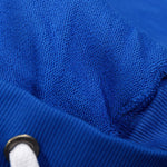 Tepláky 4SR modré – detail materiálu