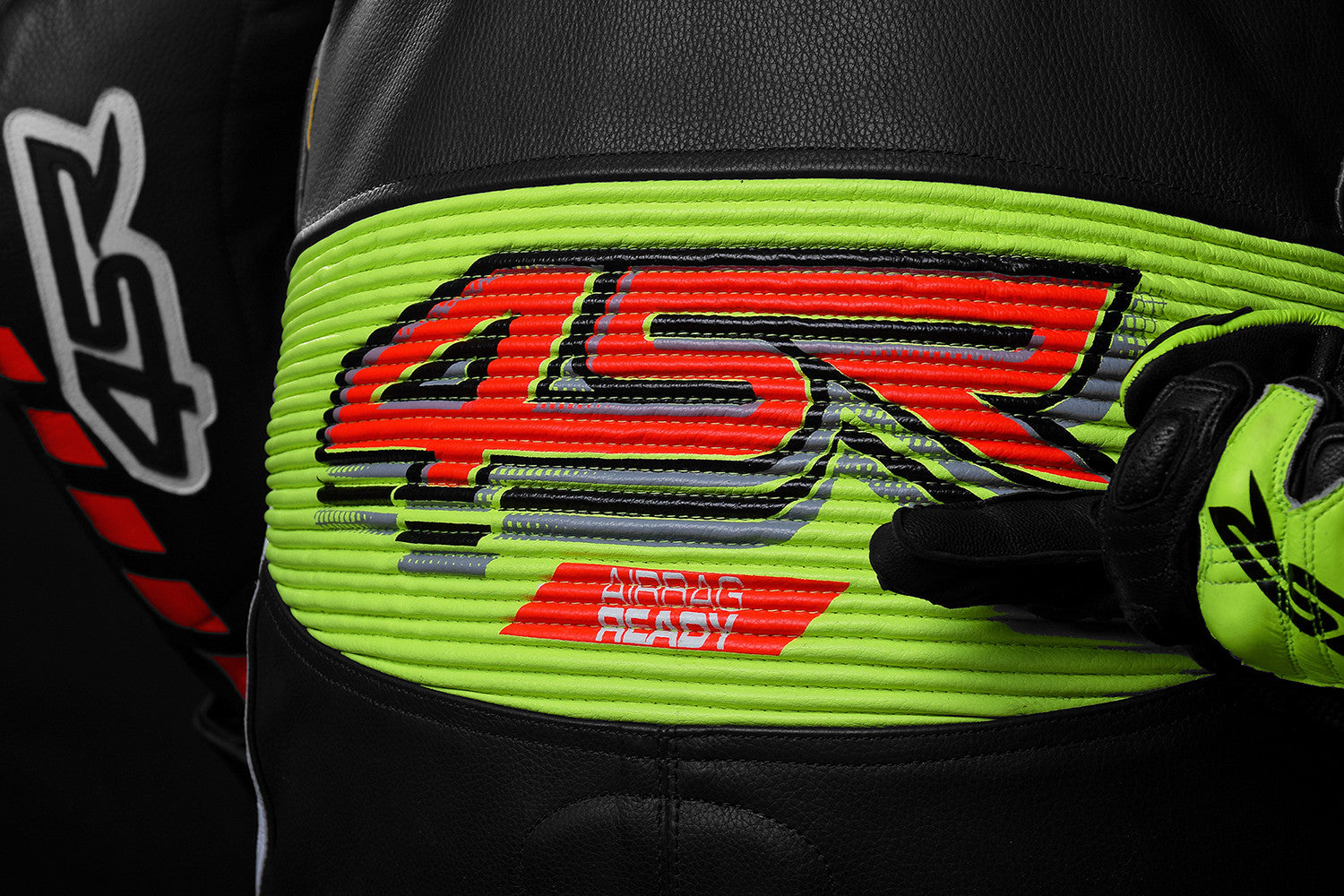 Závodní kombinéza na motorku 4SR Racing Neon AR – detail