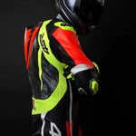 Závodní kombinéza na motorku 4SR Racing Neon AR – detail materiálu
