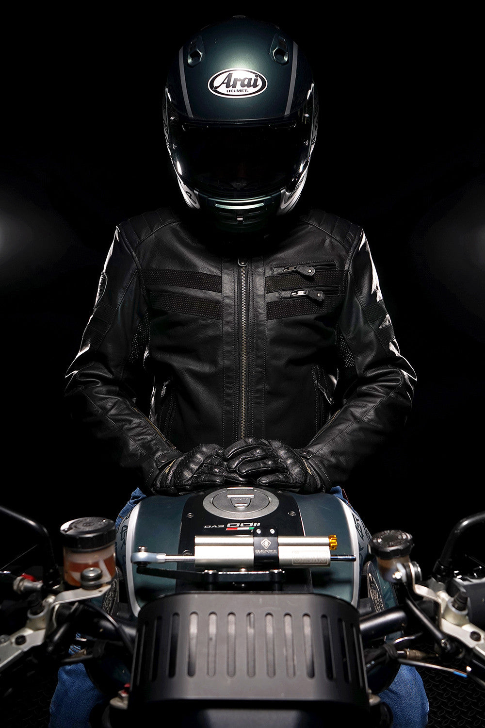 Kožená bunda na motorku 4SR Cool Evo – celkový pohled