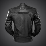 Kožená bunda na motorku 4SR Cool Evo – pohled zezadu