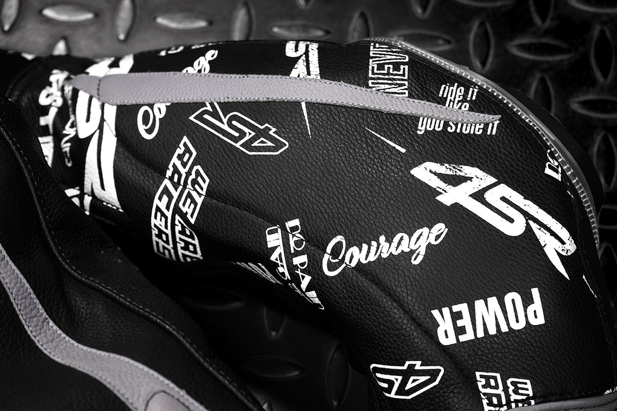 Patented 4x-stitched 4SR safety seam