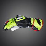 Rukavice na motorku 4SR Stingray Race Spec Yellow – detail
