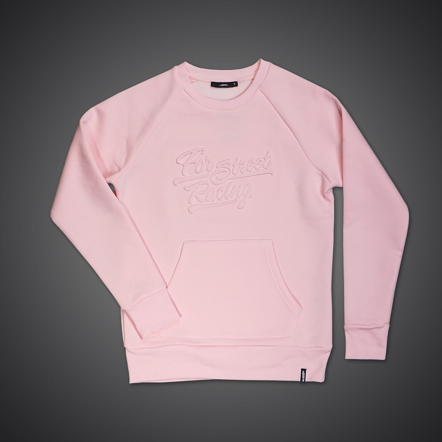 Mikina na motorku 4SR FSR Baby Pink – detail