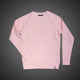 Mikina na motorku 4SR FSR Baby Pink – detail
