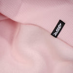 Mikina na motorku 4SR FSR Baby Pink – detail materiálu