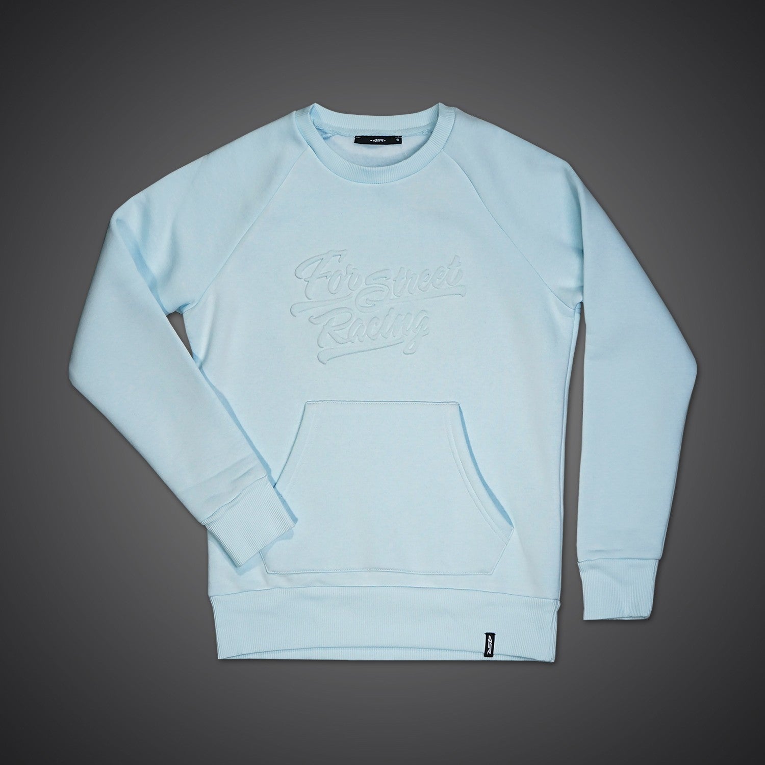 Mikina na motorku 4SR FSR Baby Blue – detail