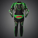 Závodní kombinéza na motorku 4SR Racing Monster Green AR – detail