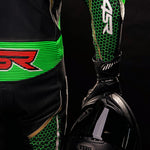 Závodní kombinéza na motorku 4SR Racing Monster Green AR – detail