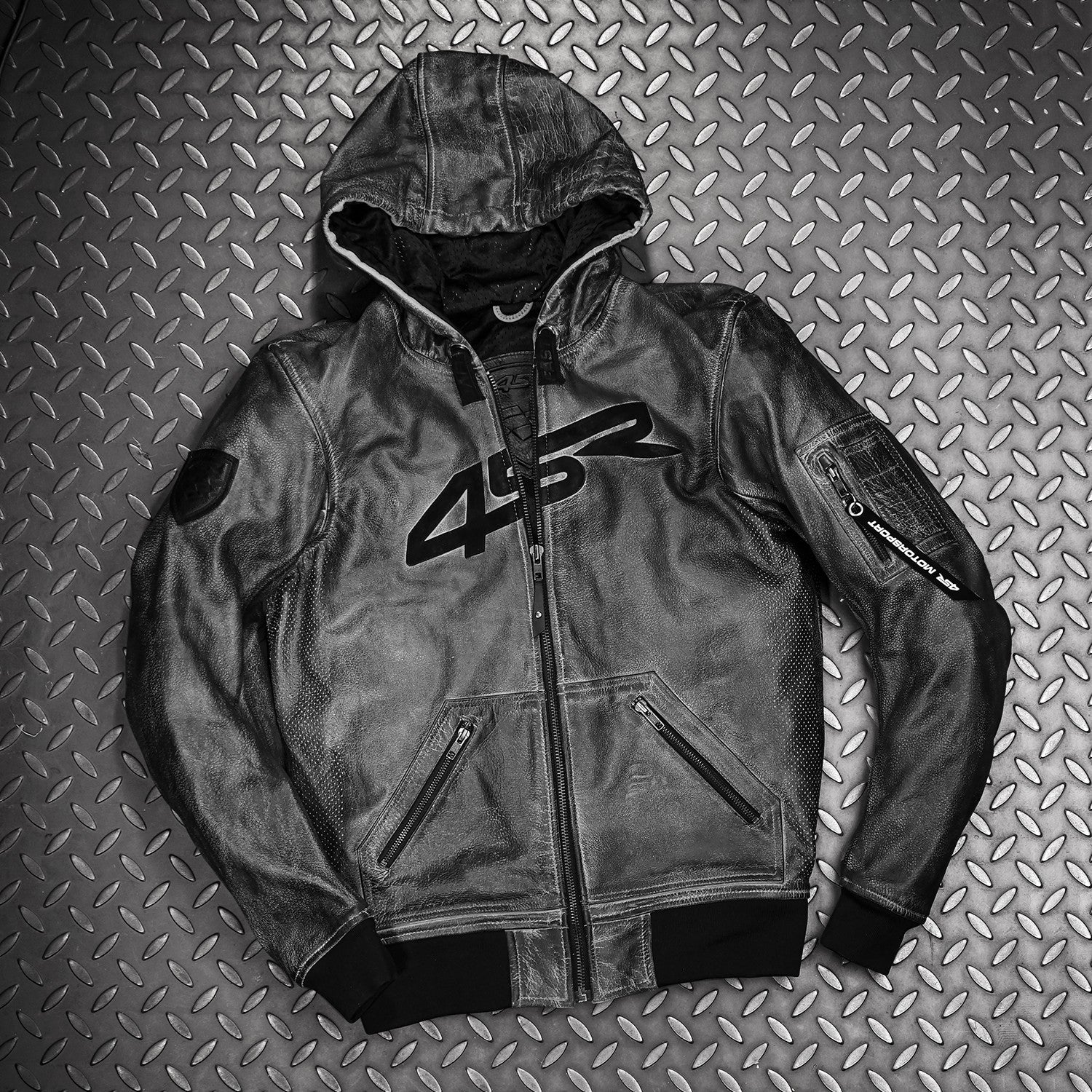 Bunda na motorku 4SR Hoodie Jacket – detail