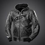 Bunda na motorku 4SR Hoodie Jacket – pohled zepředu