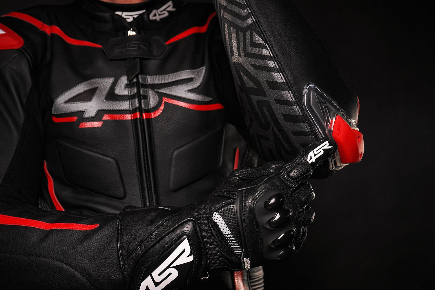 Rukavice na motorku 4SR Sport Cup 3 Black – detail