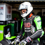 Závodní kombinéza na motorku 4SR Racing Monster Green AR – detail