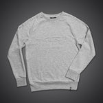 Mikina na motorku 4SR Logo EMB Grey – pohled zezadu