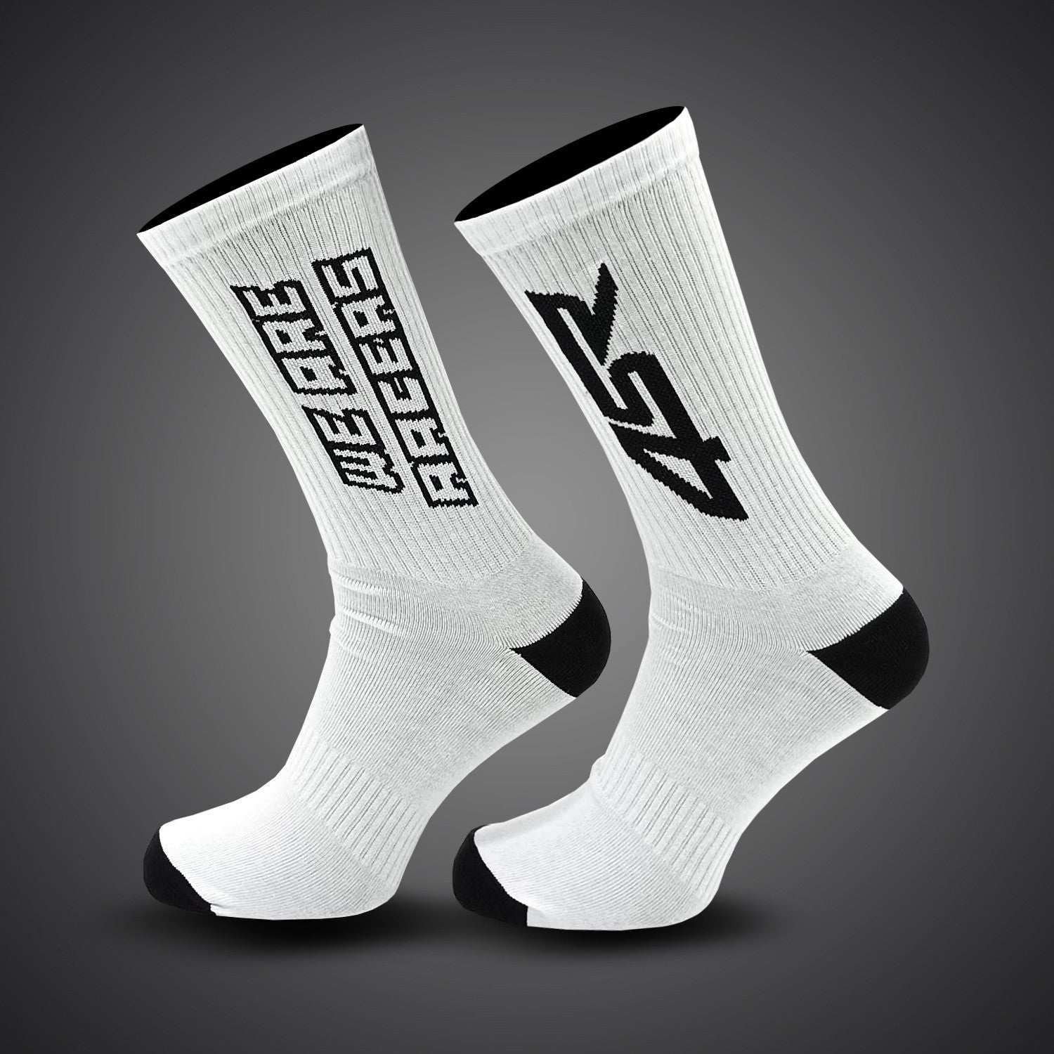 Ponožky 4SR We Are Racers White – detail