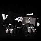 Ponožky 4SR We Are Racers Black – celkový pohled