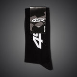 Ponožky 4SR We Are Racers Black – pohled zepředu