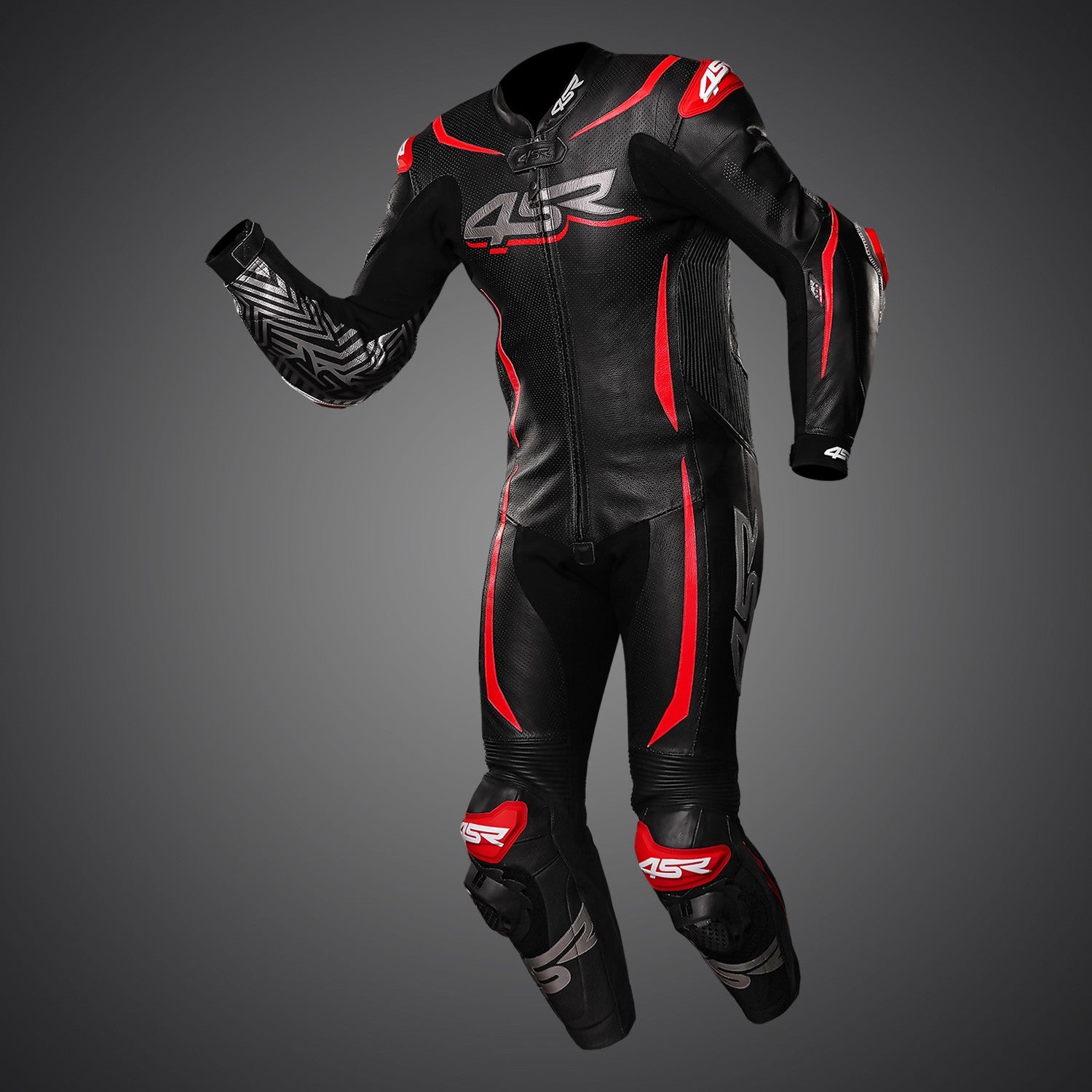 Závodní kombinéza na motorku 4SR Racing Diablo AR – pohled zepředu
