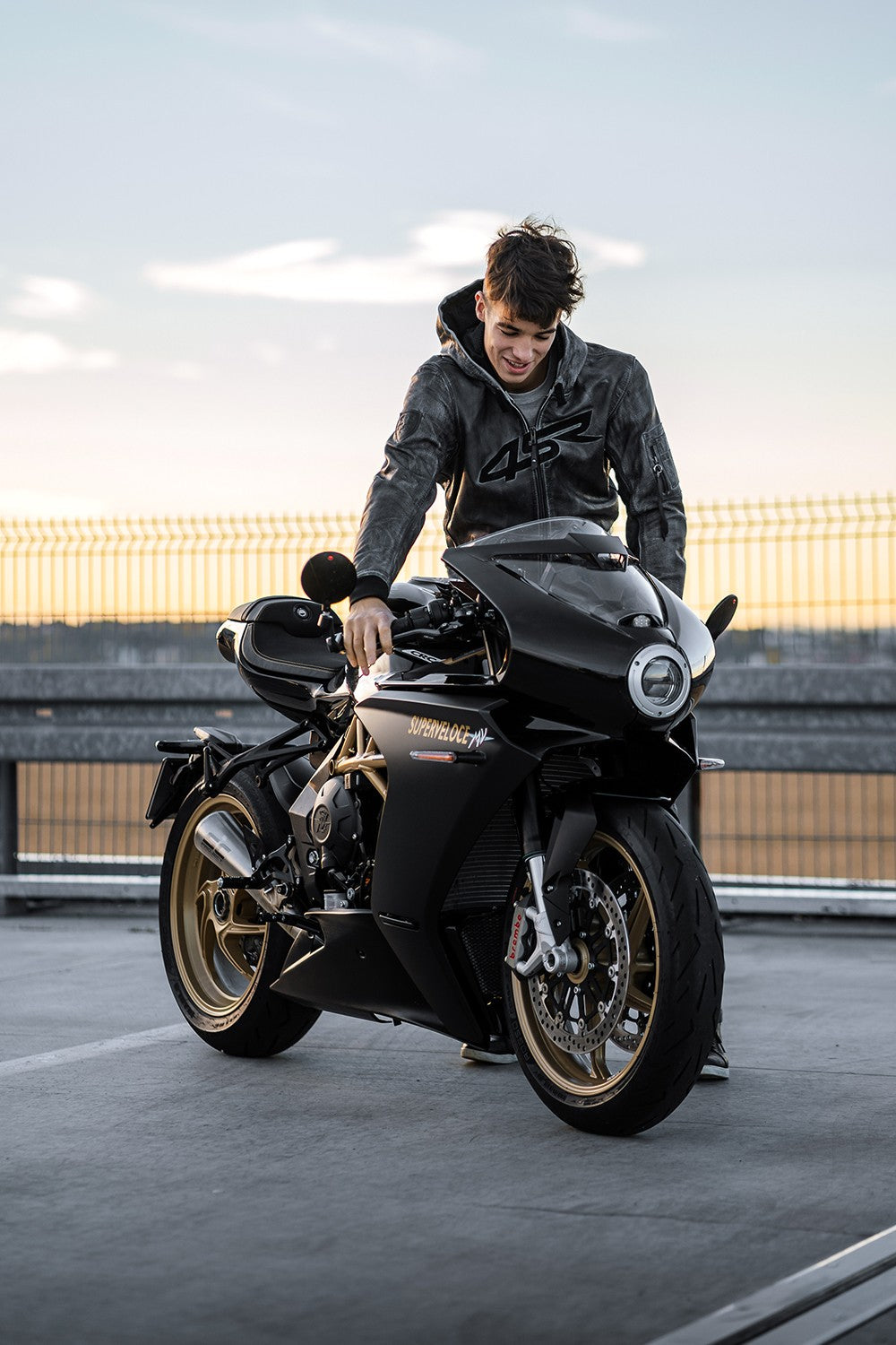Bunda na motorku 4SR Hoodie Jacket – celkový pohled