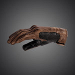 Rukavice na motorku 4SR Monster Evo Brown – detail