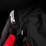 Textilní bunda na motorku 4SR RTX Red – detail materiálu