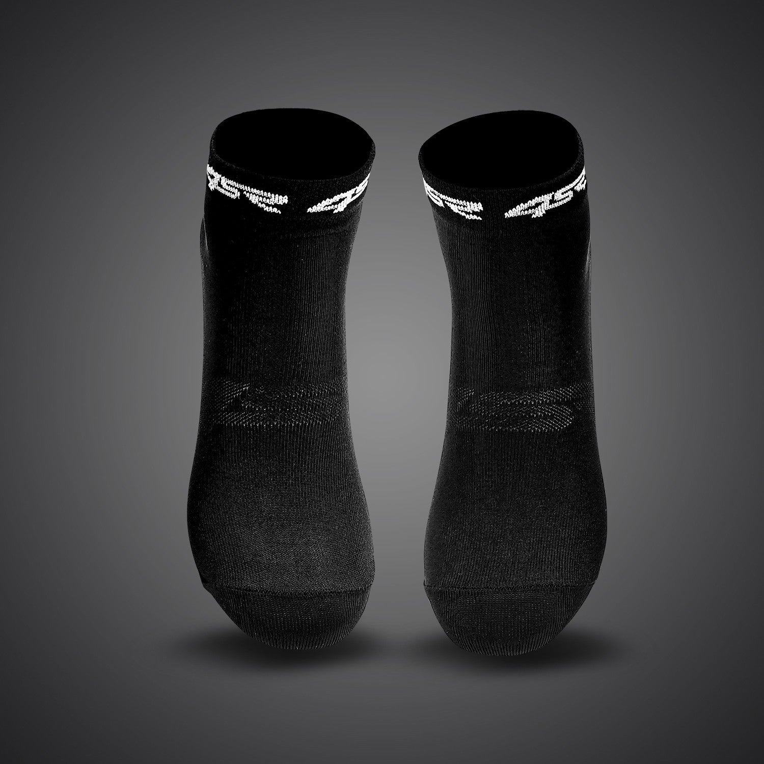 Kotníkové ponožky 4SR Logo Black – celkový pohled