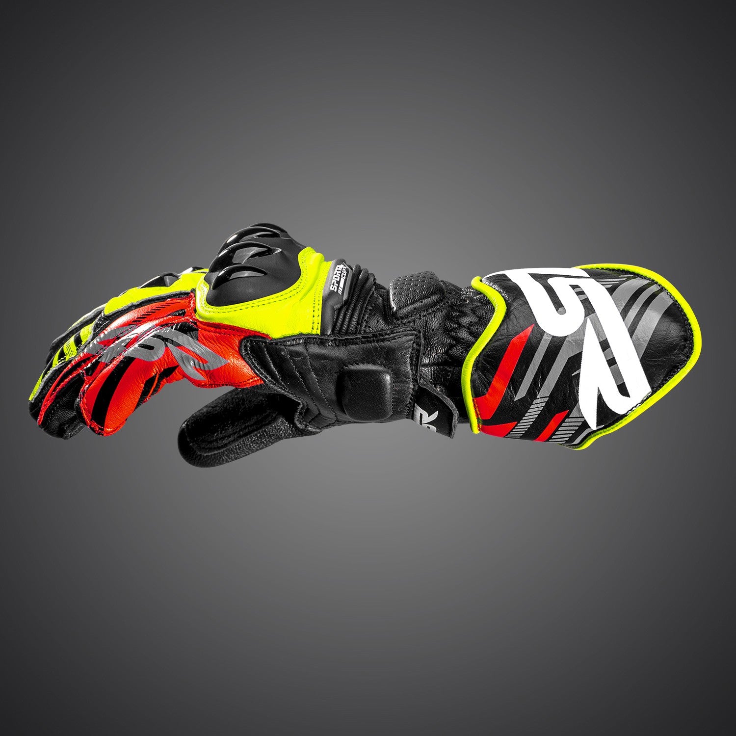 Rukavice na motorku 4SR Sport Cup Plus Evo Neon – detail