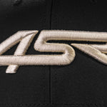 Kšiltovka 4SR Royal Black – detail