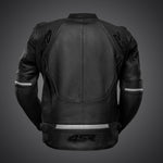 Sportovní bunda na motorku 4SR Club Sport Black Series AR – pohled zezadu