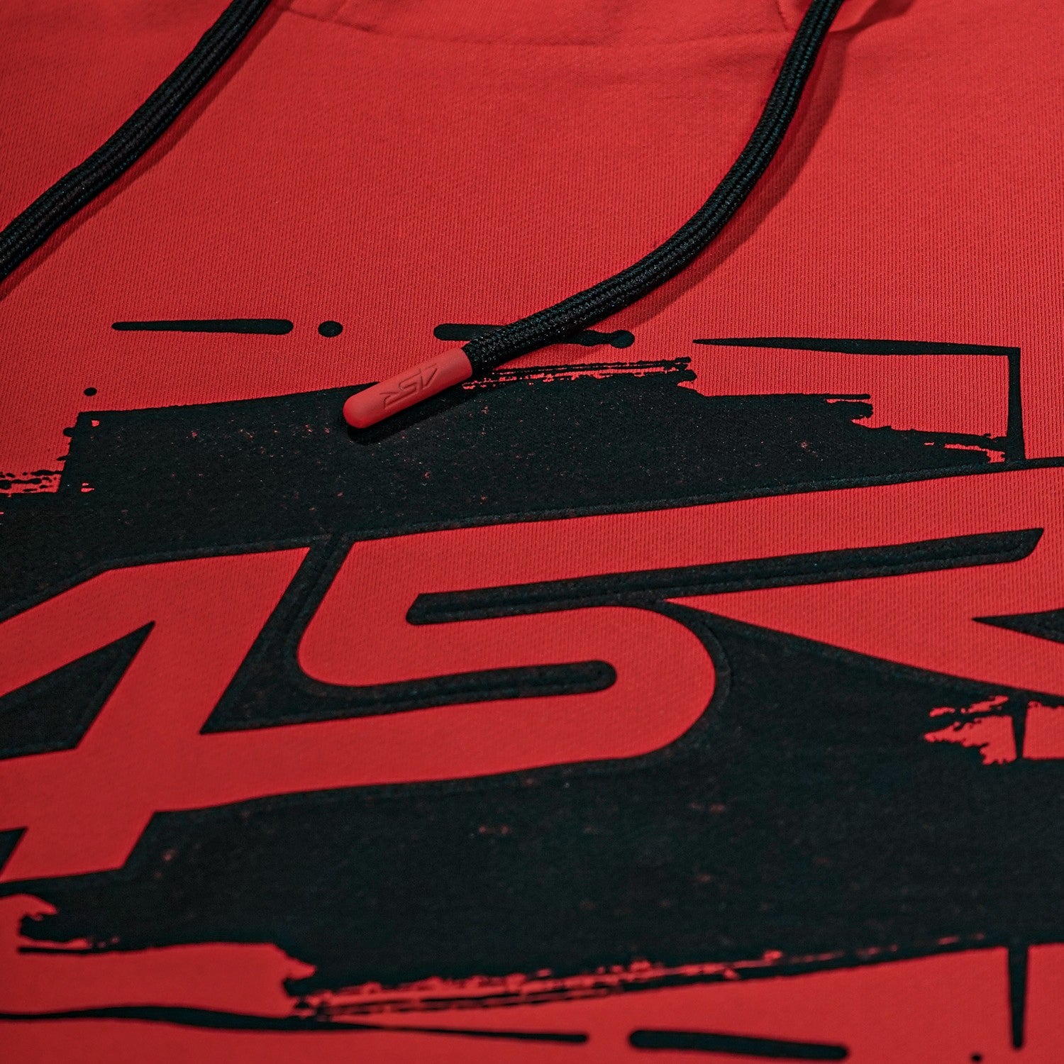 Mikina na motorku 4SR Drift Red – detail materiálu