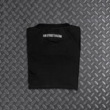Mikina na motorku 4SR Motorsport Flag Black – celkový pohled