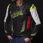 Sportovní bunda na motorku 4SR Club Sport Neon AR – detail materiálu