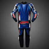 Závodní kombinéza na motorku 4SR Racing Blue AR – detail