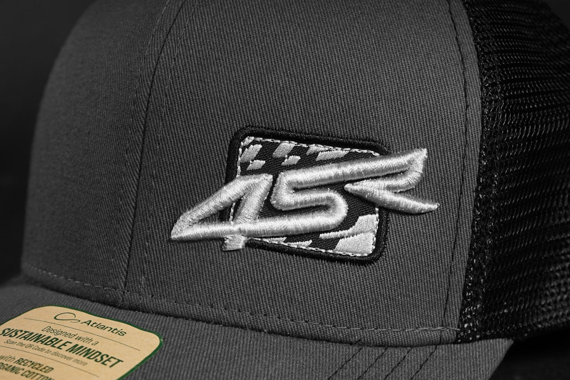 Kšiltovka 4SR Grey Badge – detail