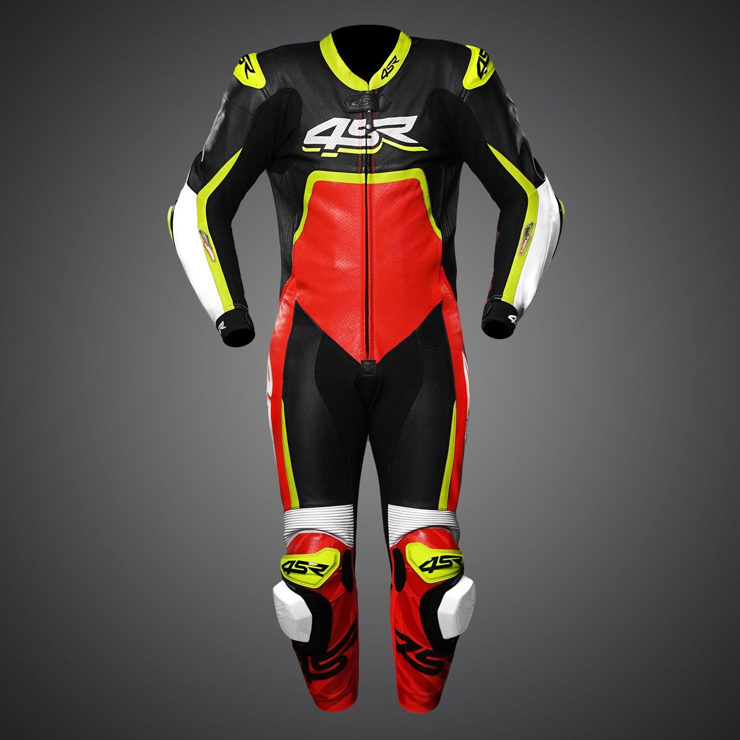 Závodní kombinéza na motorku 4SR Racing Inferno AR – pohled zezadu