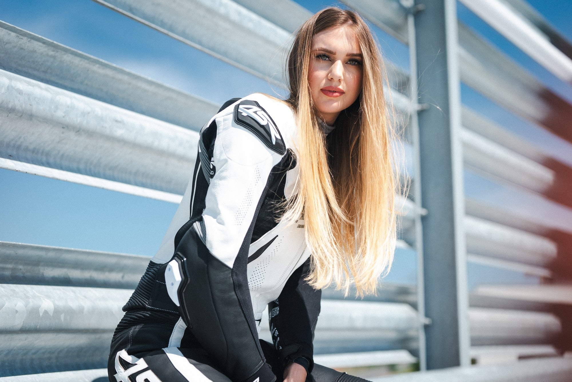 Dámská závodní kombinéza na motorku 4SR RR Lady Power AR – detail