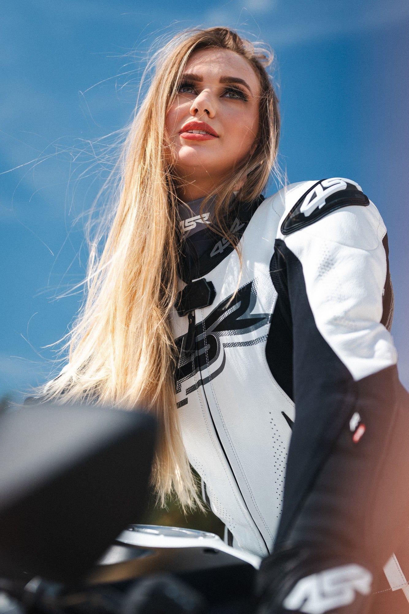 Dámská závodní kombinéza na motorku 4SR RR Lady Power AR – detail