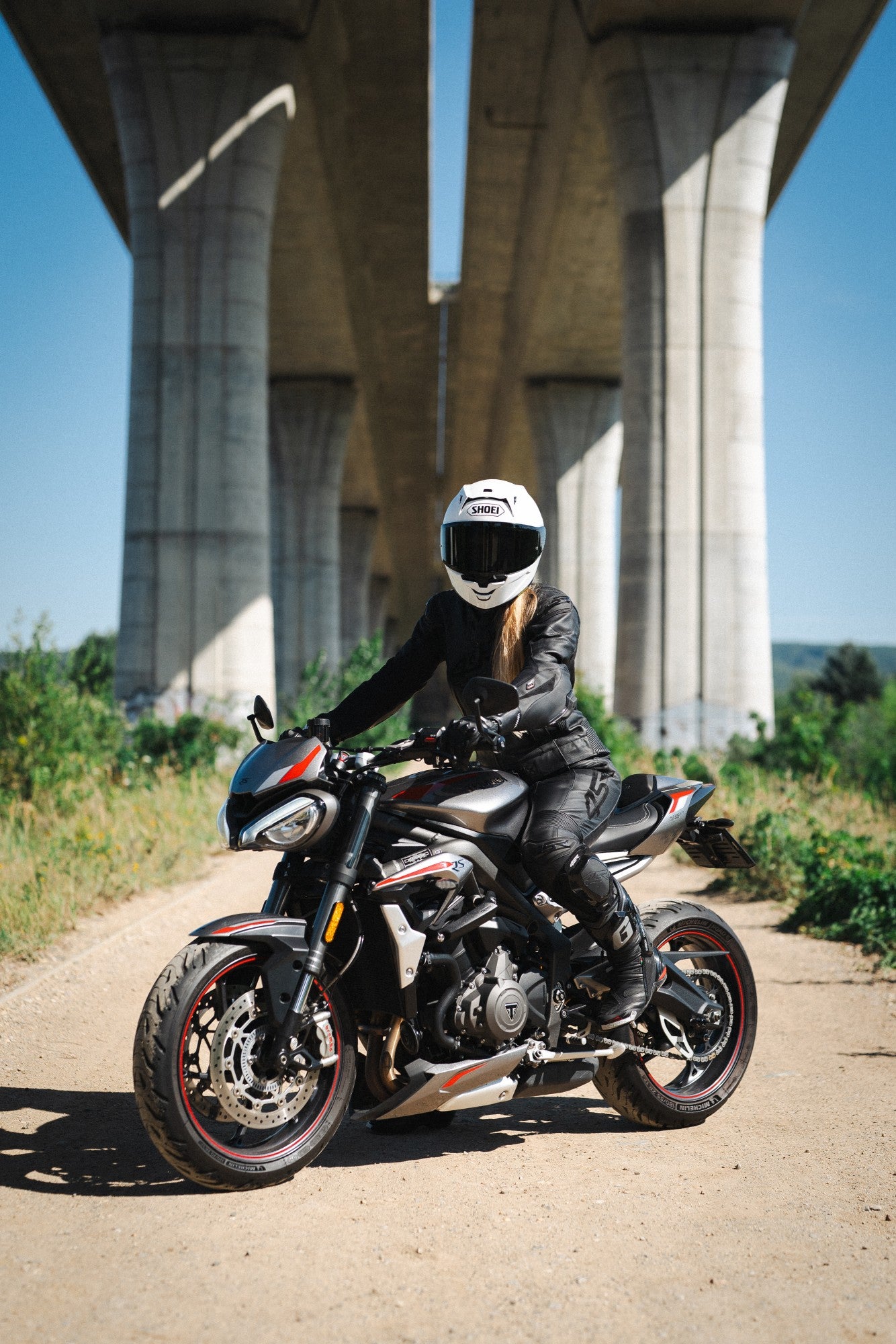 Dámská závodní kombinéza na motorku 4SR RR Lady Black Series AR – s airbagem