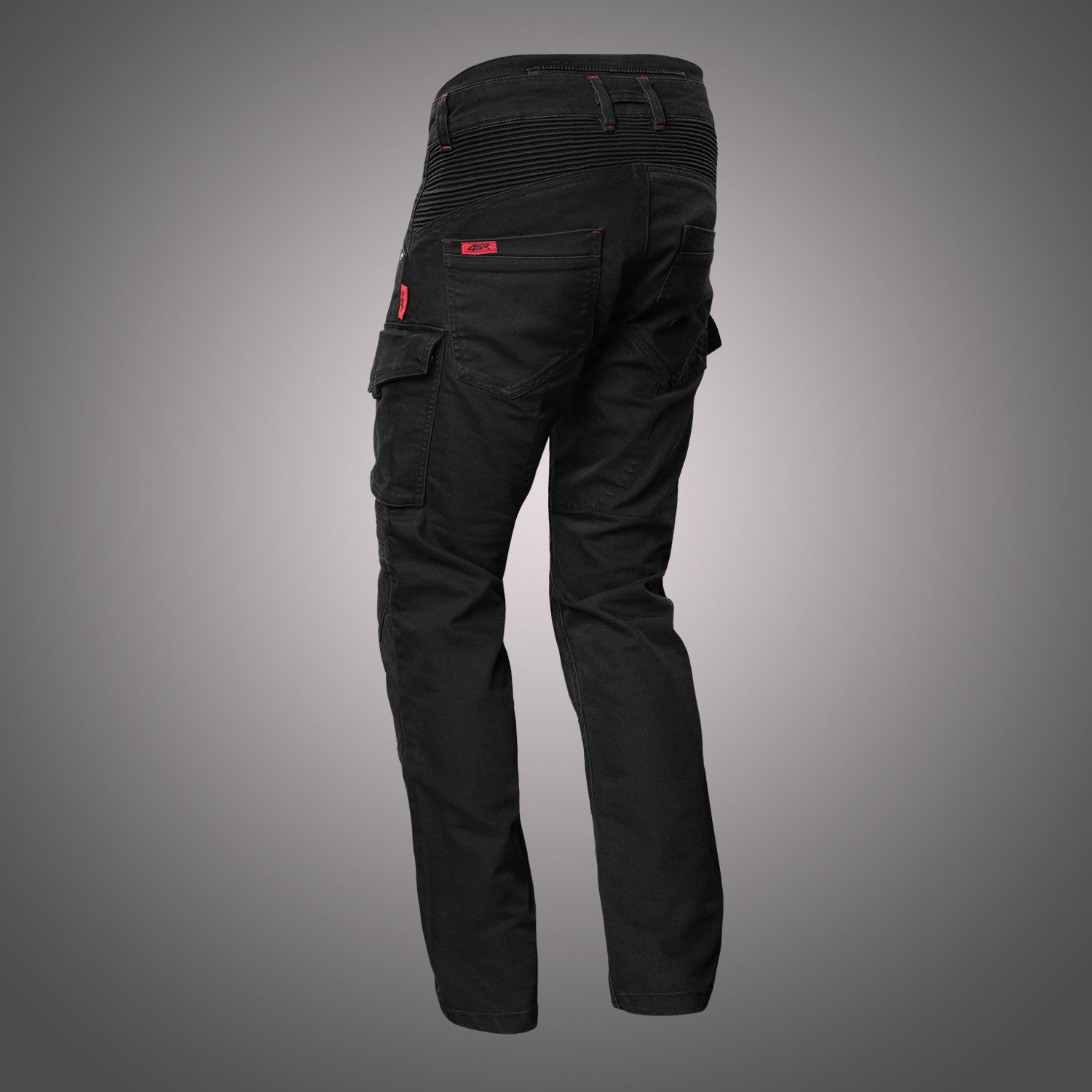 Kalhoty na motorku 4SR Tourismo Black – detail