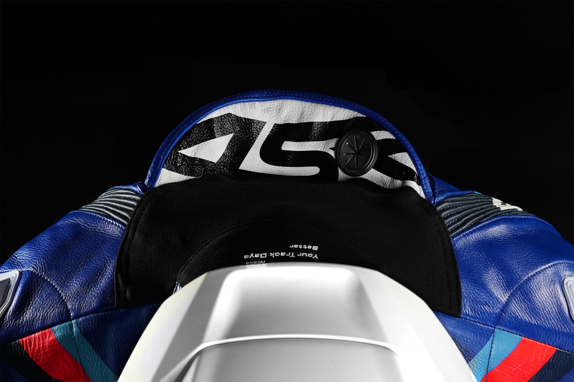 Závodní kombinéza na motorku 4SR RR Blue AR – detail