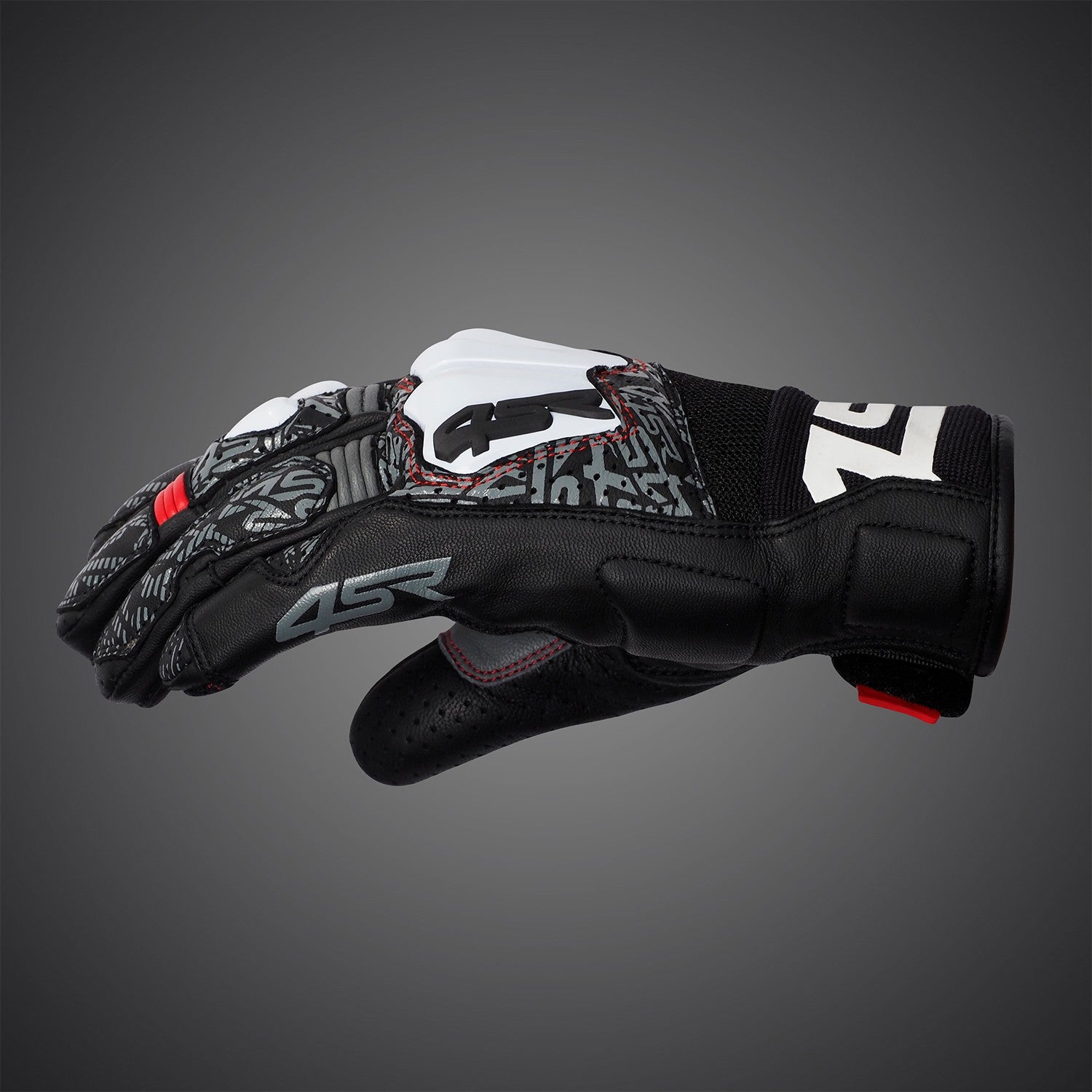 4SR letní moto rukavice GTS Black