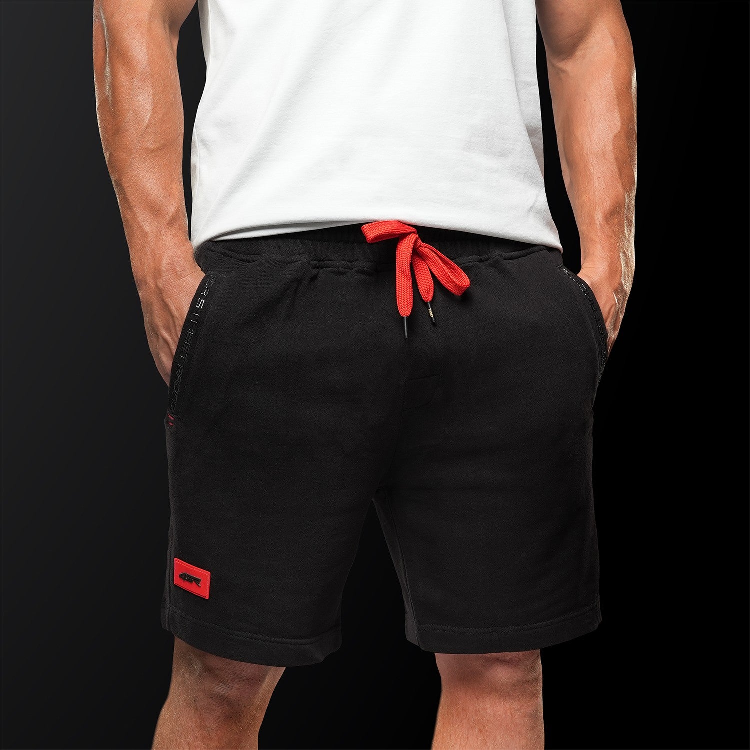 Kraťasy 4SR Garage Black – pohled zepředu