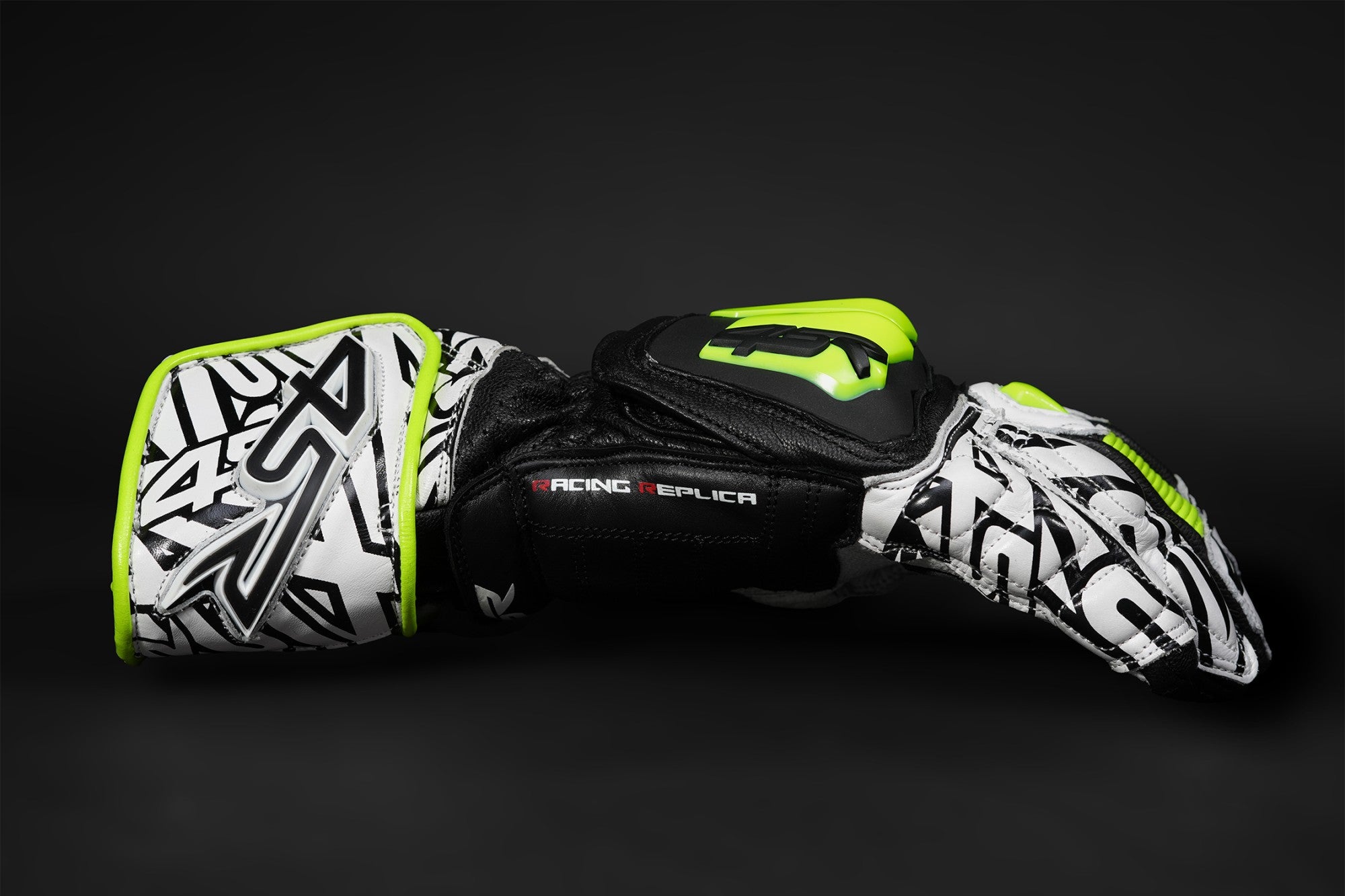Rukavice na motorku 4SR RR Aramid Core White – detail