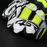 Rukavice na motorku 4SR RR Aramid Core White – celkový pohled